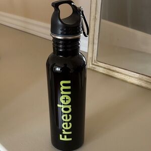 Black Stainless Steel Hydration Bottle
